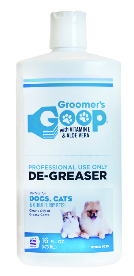 Groomer`s Goop De-greaser liquid