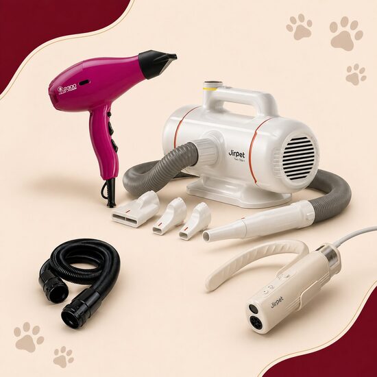 Kompresori un fēni mājdzīvnieku žāvēšanai