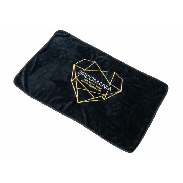 Show Tech+ Groomania Ltd Edition Fleece Towel Black 56 x 90 cm