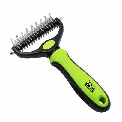 Idealdog Double coat for medium and big dogs 8 cm - vidējiem, lieliem suņiem pavilnas izķemmēšanai