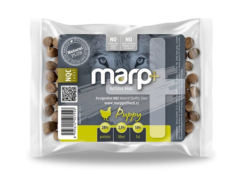 Marp Natural Plus – Puppy – pilnvērtīga barība kucēniem, 70g