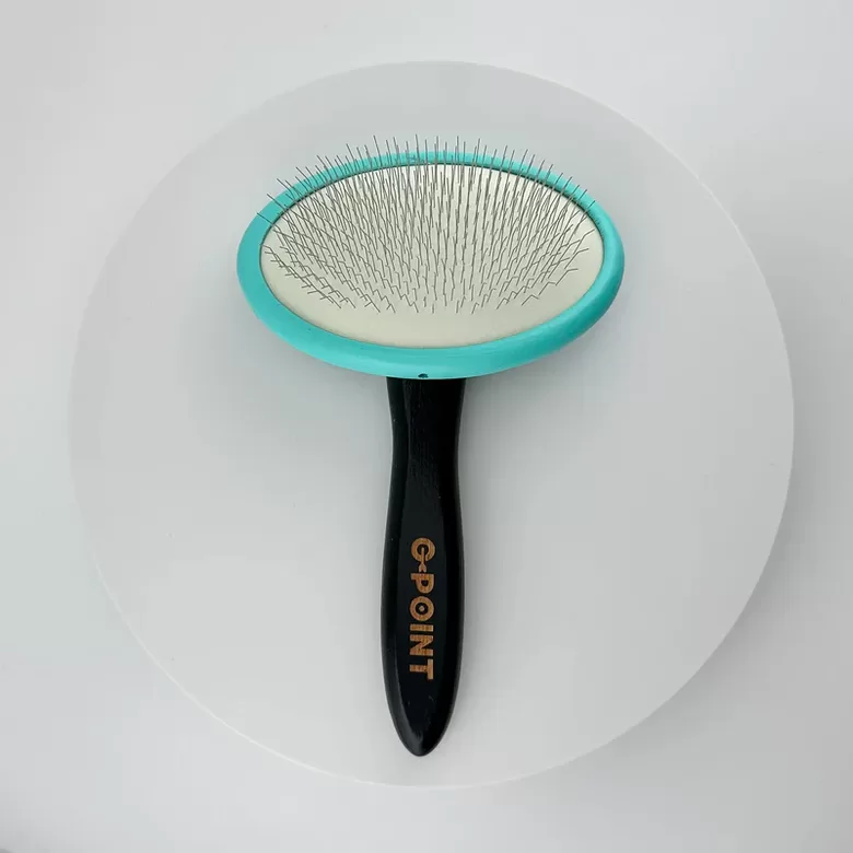 G-Point Slicker Brush L, 11x6x16.4 cm - расческа для расчесывания колтунов и вычеса подшерстка