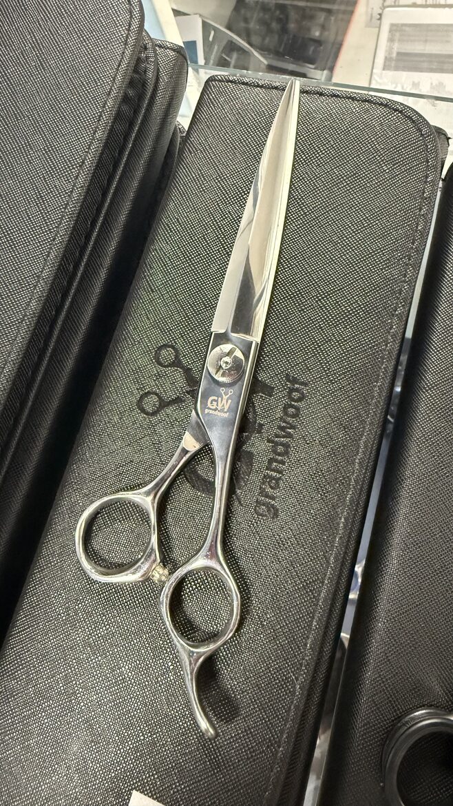 GRANDWOOF Professional Pet Pet Straight Cutting Scissors 7' 