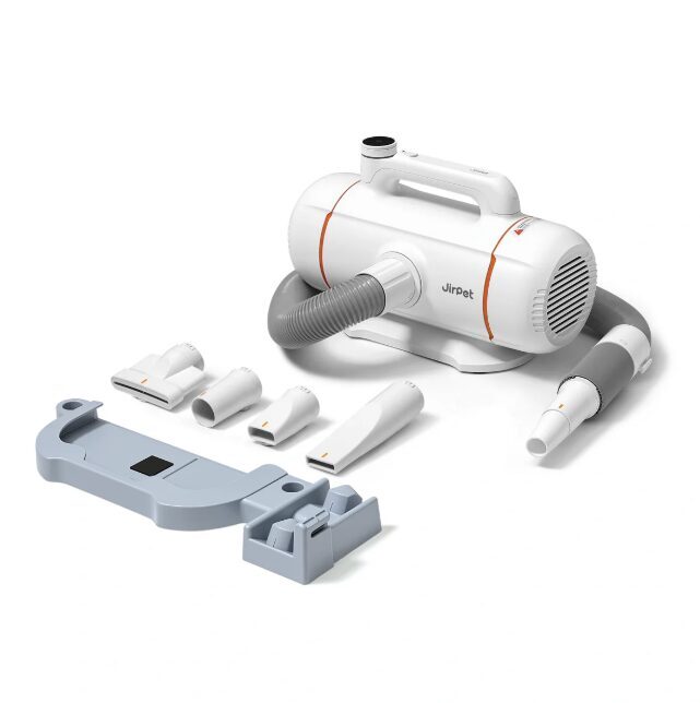 JirPet Twin Titan I Heated Pet Force Dryer 3000W - ātrgaitas mājdzīvnieku žāvētājs ar karstuma regulatoru