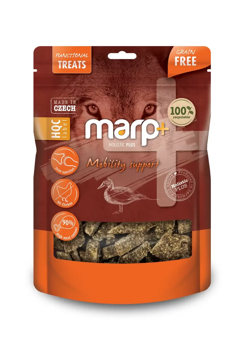 Marp Holistic Plus – functional mobility support treats for dogs, 80g - funkcionālās mobilitātes atbalsta gardumi suņiem ar pīli