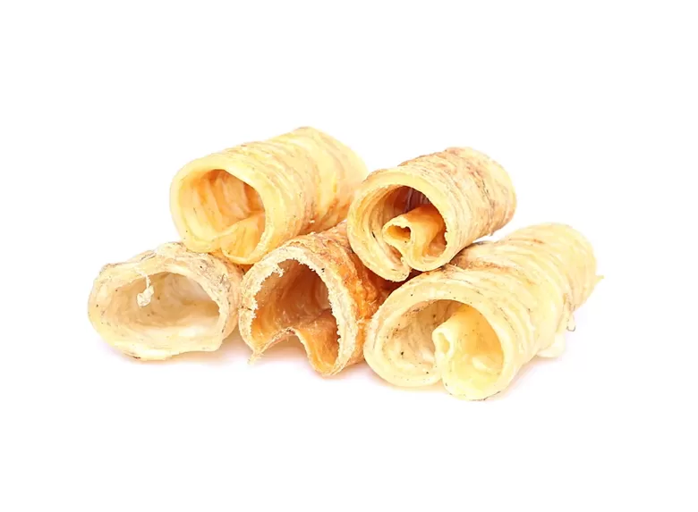 Marp Treats Buffalo Crunchies, 500g - buffalo trachea for adult dogs and puppies after teething