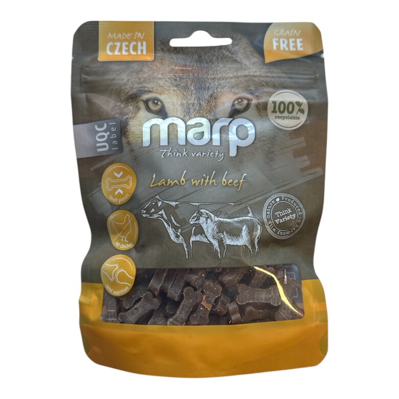 Marp Variety - Lamb Treats with Beef, 120g - Jēra gardumi ar liellopu gaļu