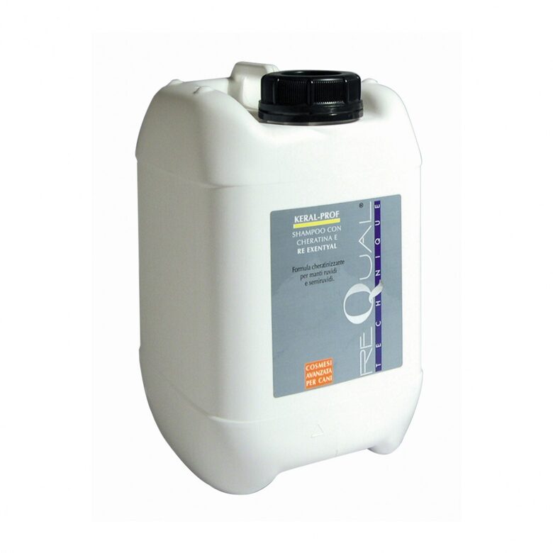 REQUAL Keral-Prof Shampoo, 5000 ml - шампунь с кератином, который не изменяет текстуру жесткой и полужесткой шерсти