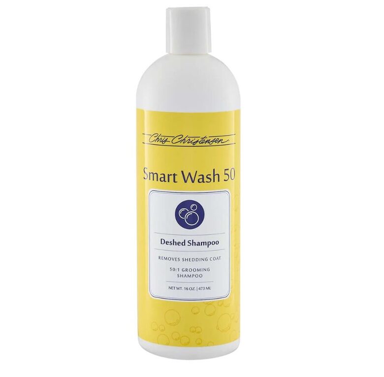 Chris Christensen SmartWash 50 De-Shed Shampoo, 473ml - effectively removes loose coat