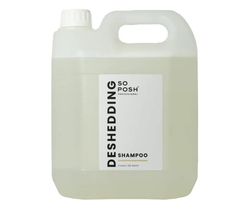 So Posh Deshedding Shampoo, 4000ml - Устраняет проблемы с подшерстком и значительно уменьшает линьку