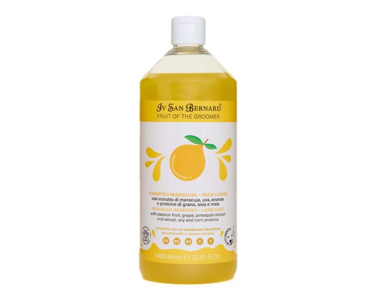 Iv San Bernard NEW Maracuja Shampoo, 1000 ml  - Шампунь «Маракуйя» для длинной шерсти