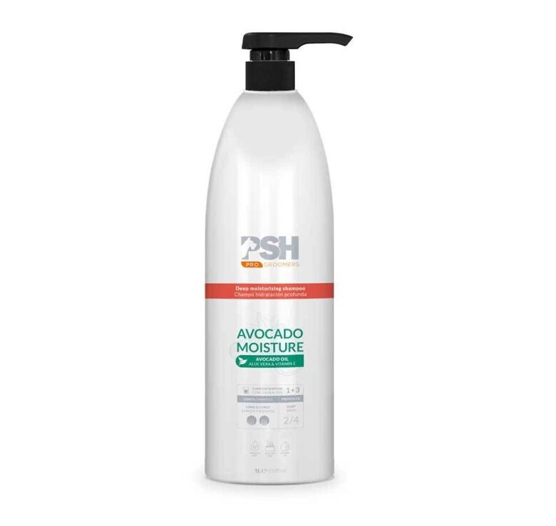 PSH PRO GROOMERS Avocado Moisture Shampoo, 1000ml - shampoo for Maltese and Yorkshire Terriers