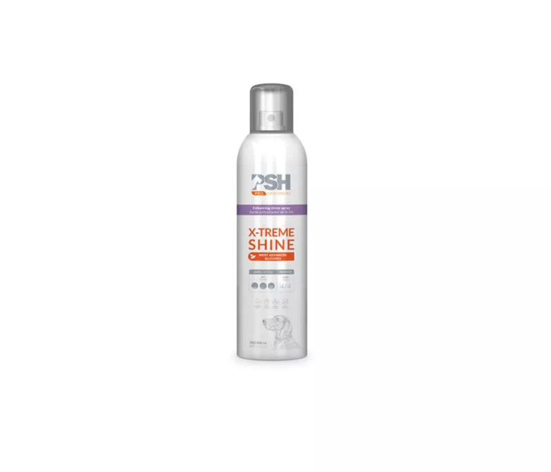 PSH PRO GROOMERS X-Treme Shine, 300ml - gives your dog's coat a vibrant, shiny appearance