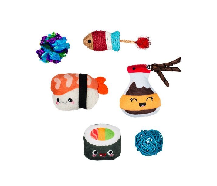 Fringe Studio Plush Cat Toy - Set True Soymates