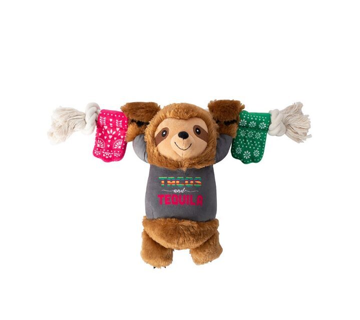 Fringe Studio Tacos & Tequila, Touw 25,5x40cm - Игрушка для собак с громкой пищалкой