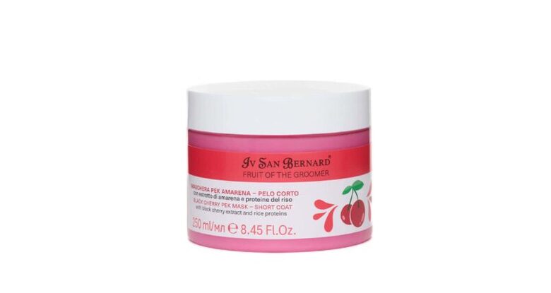 Iv San Bernard NEW Black Cherry (Amarena) Mask, 250 ml - atjaunojoša, atsvaidzinoša maska īsam apmatojumam