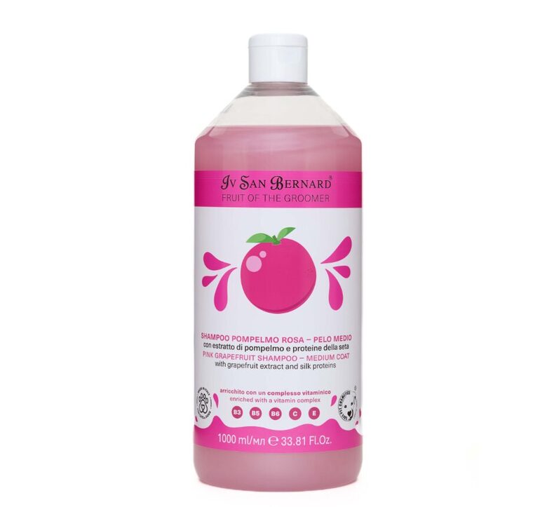 Iv San Bernard NEW Pink Grapefruit Shampoo, 1000 ml - Шампунь «Розовый грейпфрут» для средней шерсти