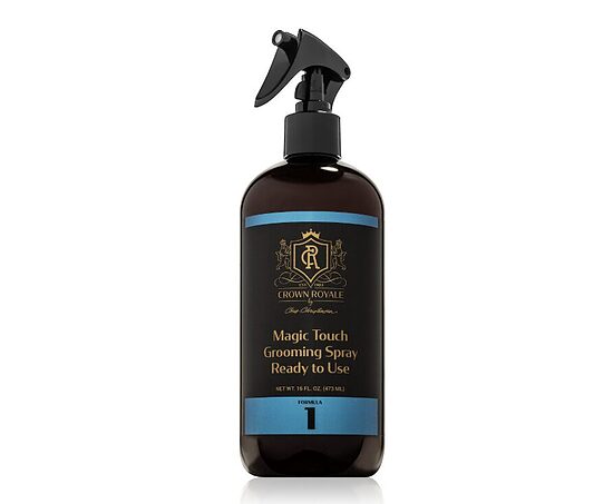 Crown Royale by Chris Christensen Magic Touch #1 Ready-To-Use Grooming Spray, 473ml - Izcils nobeiguma aerosols izstāžu ringam smalkas tekstūras apmatojumam