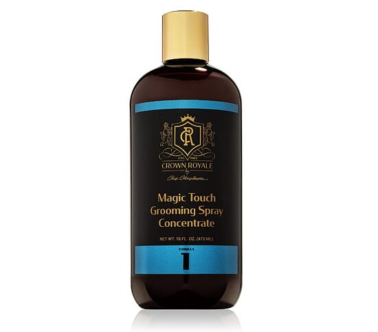 Crown Royale by Chris Christensen Magic Touch #1 Grooming Spray Concentrate, 473ml - spreja koncentrāts, kas piešķir greznu, vieglu spīdumu bez smagas nosēdumu kārtas
