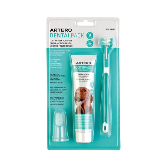 Artero Dental Pack Smile - Complete set for dog dental hygiene