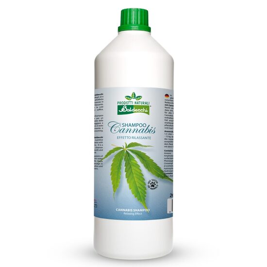 Baldecchi Cannabis Shampoo, 1000ml - nomierinošs šampūns suņiem un kaķiem