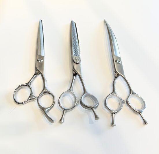 Birma PETS Premium 3 Scissor SET for Groomers - professional pet grooming scissors