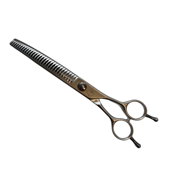 LuckyFeather Curved Grooming Scissors 7,5" (19 cm) 30T - изогнутые ножницы для грумеров с 30 зубцами