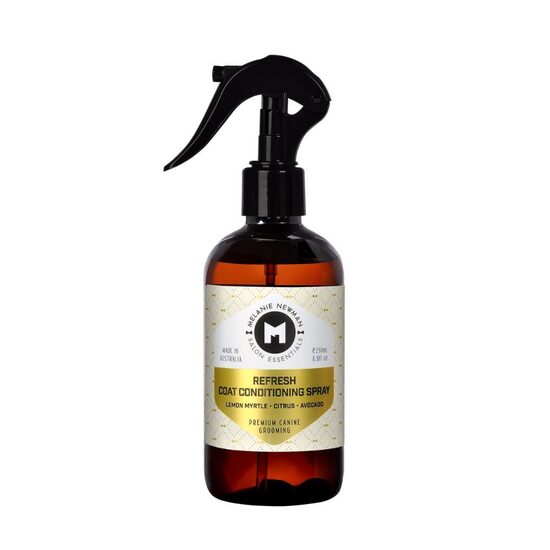 Melanie Newman Refresh Coat Conditioner Detangling Spray, 250ml - несмываемый спрей-кондиционер для собак с двойным типом шерсти