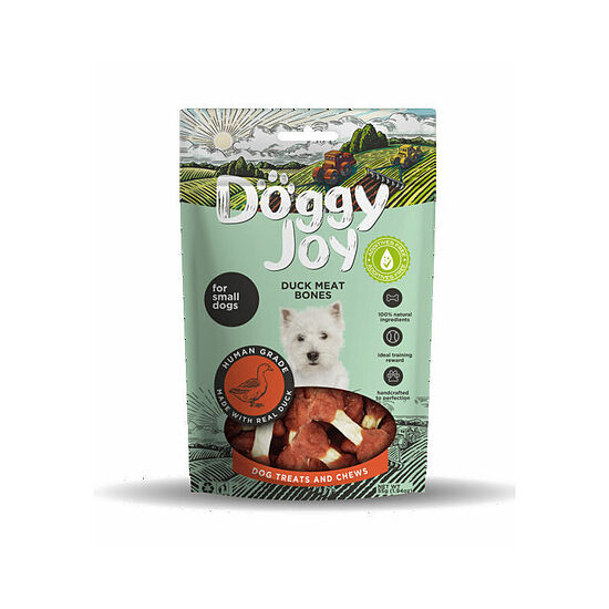 Doggy Joy Duck Meat Bones for Small Dogs, 55 g - pīles gaļas kauli maziem suņiem