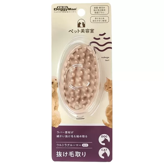 DoggyMan Rubber Brush for Short Haired Dog&Cat - S - силиконовая расческа для кошек и собак