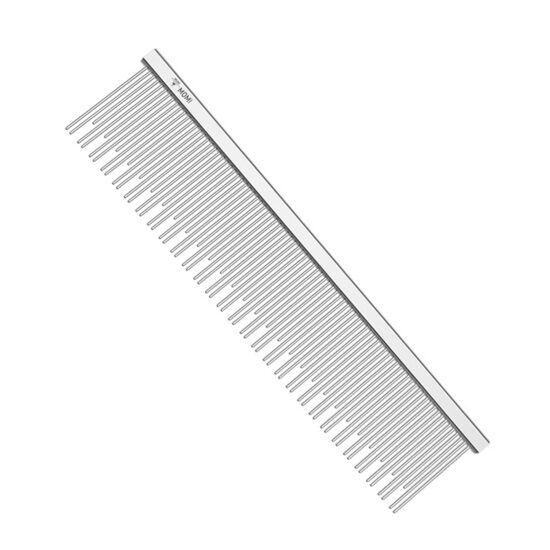 Professional Dual-Toothed Buttercomb (M) - двухрядная расчёска-гребень позволяет проникать глубоко в подшерсток, не выдергивая и не повреждая шерсть