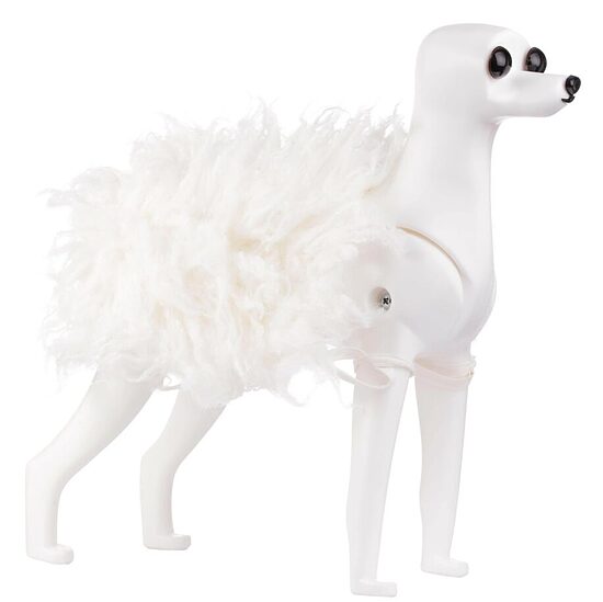 Mr. Jiang Square Practice Hair - Replacement Coat for Grooming Mannequin, Square, White