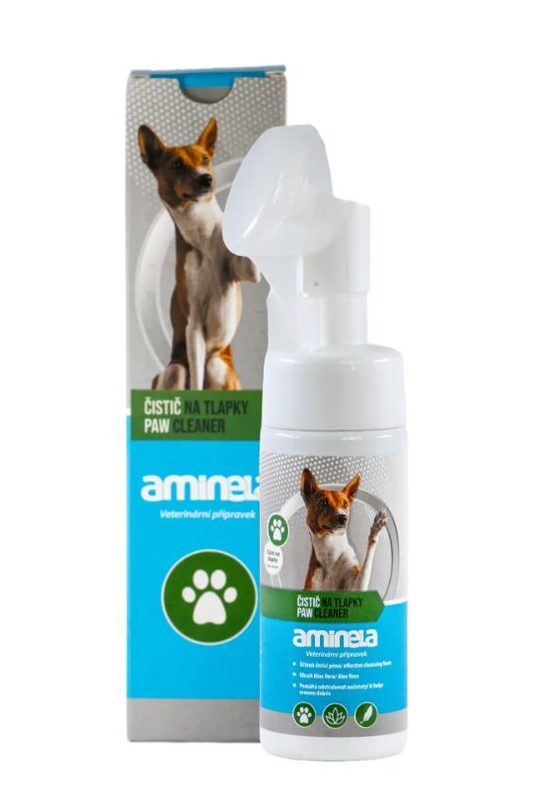 Aminela Clean Paw Cleaner for dogs, 150ml - with strawberry scent