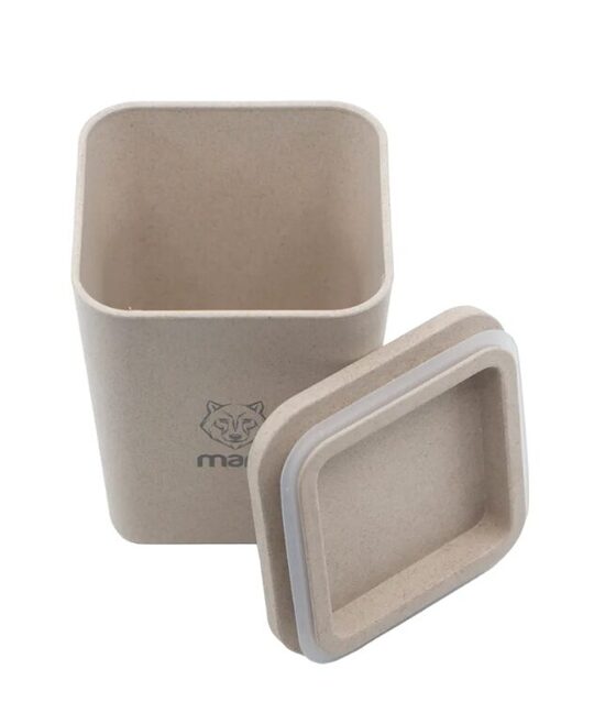 Marp Bamboo Treat Dispenser Small, 850ml - Cream White