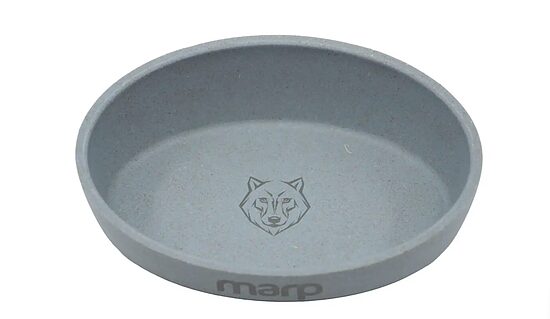 Marp Bamboo Bowl For Cats, 240ml - Ice Blue