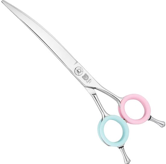 Blovi Teddy Line Curved Scissors 7" (17.8 cm) - Изогнутые ножницы для грумеров
