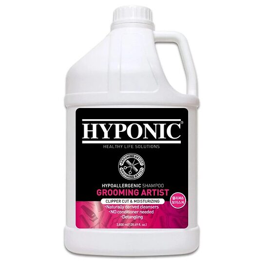 HYPONIC Hypoallergenic Grooming Artist Clipper Cut & Moisturizing Shampoo, 3800ml - увлажняющий шампунь под стрижку машинкой