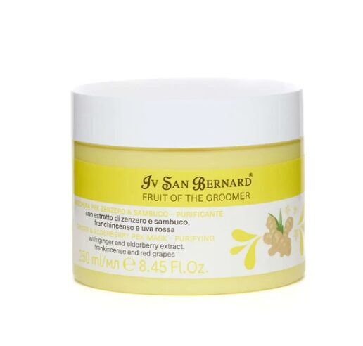 Iv San Bernard NEW Ginger & Elderberry Mask, 250 ml - provides antibacterial action and reduces skin itching, prevents dandruff formation