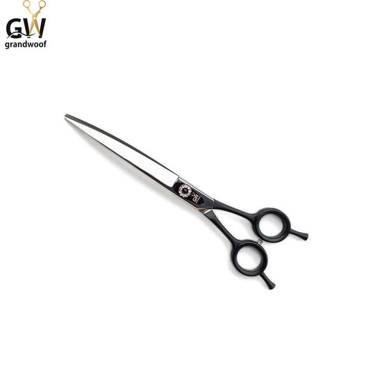 GRANDWOOF Professional  Curved Cutting Scissors 7.5'' - izliektās šķēres grumeriem