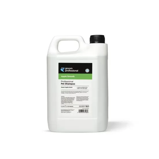 Groom Professional Apple Smooth Shampoo, 4000ml - noņem netīrumus un smakas, vienlaikus veicinot spīdumu