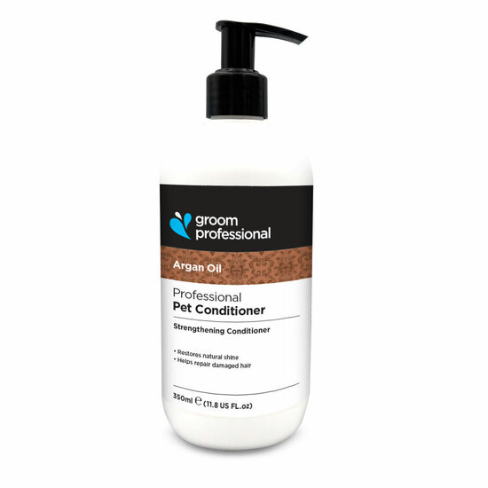 Groom Professional Argan Oil Conditioner, 350 ml - gives new life to dry, tangled, and damaged fur