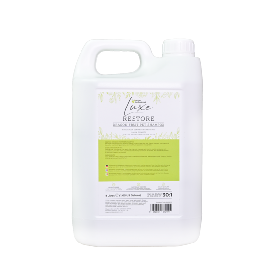Groom Professional Luxe Dragon Fruit Restore Shampoo, 4000ml - shampoo for revitalising and refreshing tired, damaged coats