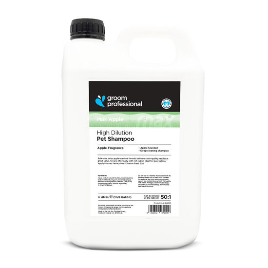 Groom Professional MAX Apple Shampoo 4000ml - dziļi attīrošs šampūns