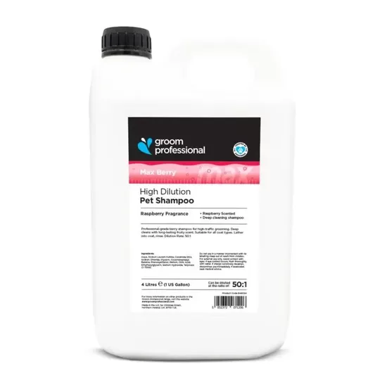 Groom Professional MAX Berry Shampoo, 4000ml  - dziļi attīrošs šampūns