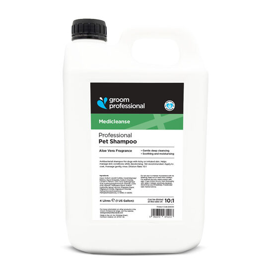 Groom Professional Medicleanse Shampoo, 4000ml - gentle yet effective care for pets with mild skin concerns