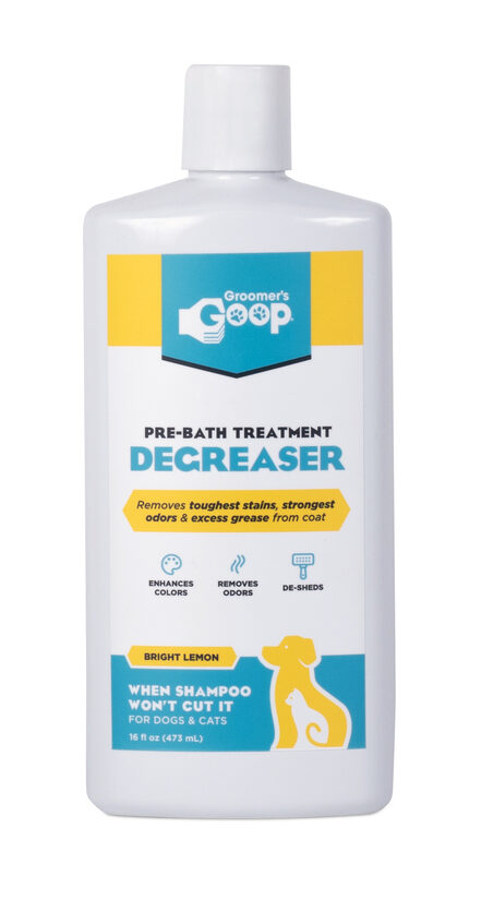 Groomer`s Goop Pre-Bath Treatment Degreaser LIQUID, 473 ml - Обезжириватель и устранитель пятен
