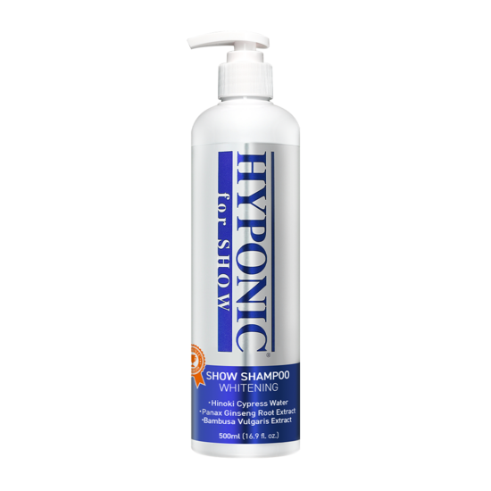 HYPONIC for SHOW DOGS Show Shampoo (for dogs_Whitening), 500ml - отбеливающий шампунь для шоу