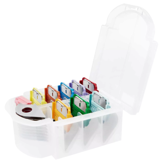 Heiniger - Metallic Blades Combs Snap-on 9pcs