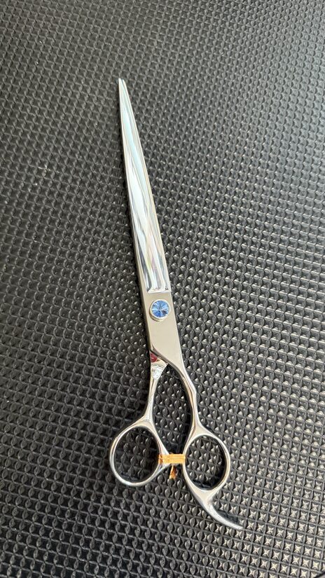 Ножницы для грумеров - Birma PETS Blue River Straight Scissors 8 '' 20 cm - прямые 