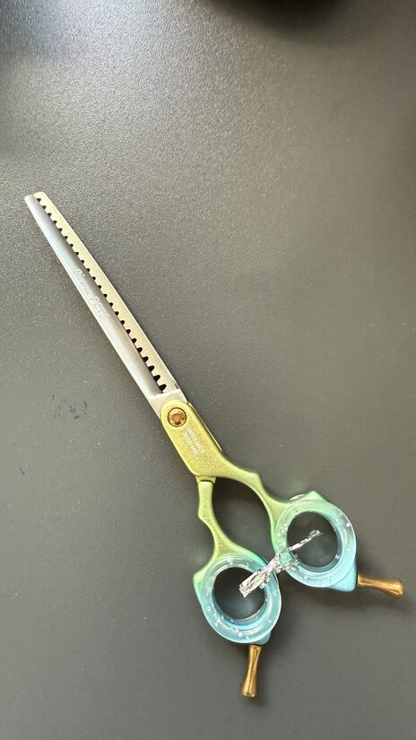 Birma PETS Curved Chunker Scissors 7 inch 17cm Rainbow